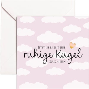 Schwangerschaft Karte Mutterschutz Abschied Kollegin Babypause ...