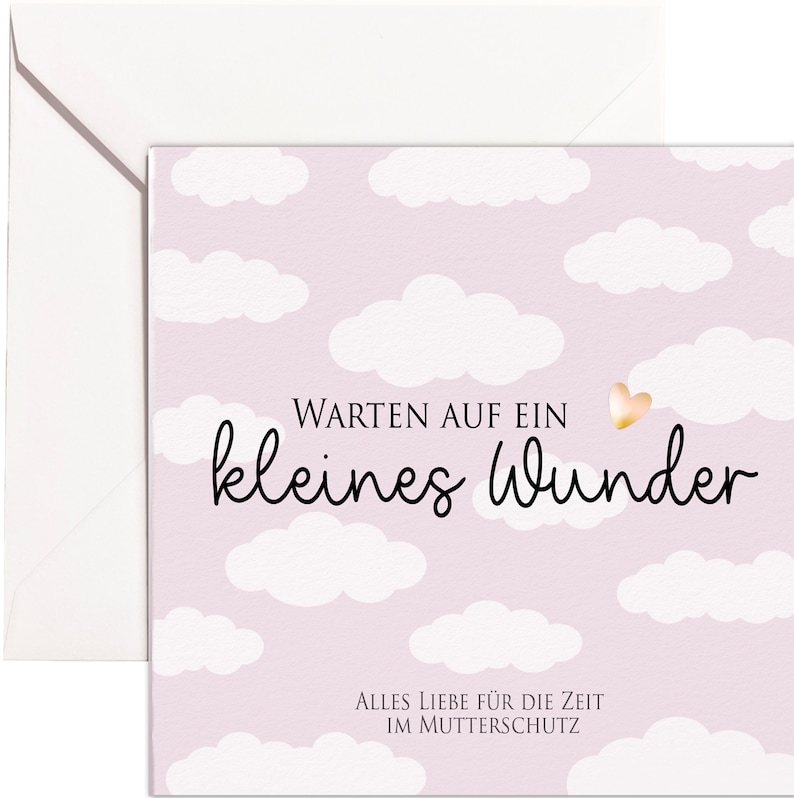 Mutterschutz Karte Abschied Kollegin Babypause | Mutterschutzkarte ...