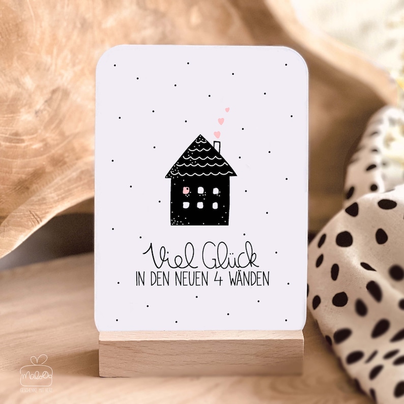 Karte zum Einzug Umzug | Einzugsgeschenk | Einweihungsgeschenk ...