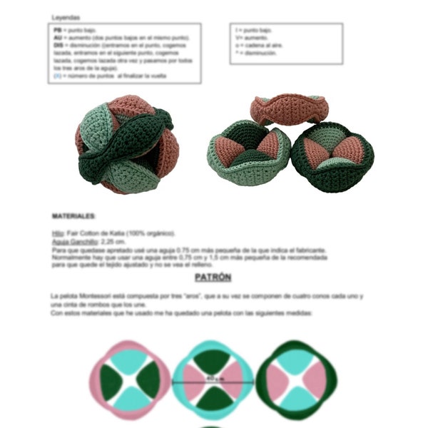Montessori Ball Crochet Pattern