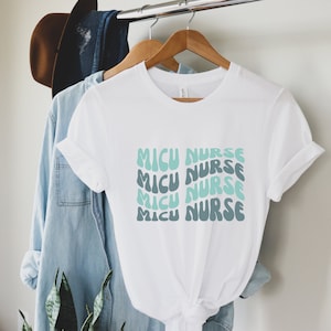 MICU Nurse Tshirt, Retro ICU Nurse Shirt, Nursing Shirt, Retro MICU Shirt, Vintage Nurse, Medical Icu Nurse, Nursing Gift