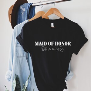 Maid of Honor Shirt, Bachelorette Party Shirt, MOH Shirt, MOH Seriously, Wedding Shirt, Bridal Party Shirt, Wedding Gift