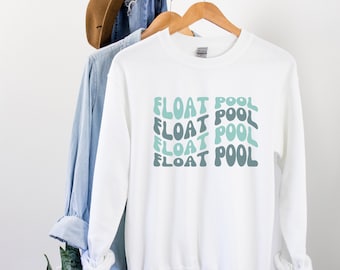 Float Pool Graphic Crewneck Sweatshirt | Nurse Workwear