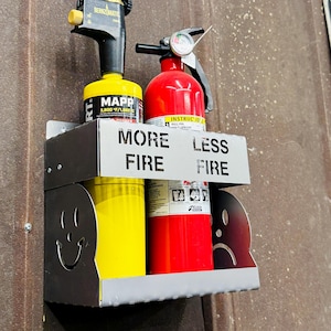 Torch and Fire Extinguisher Holder