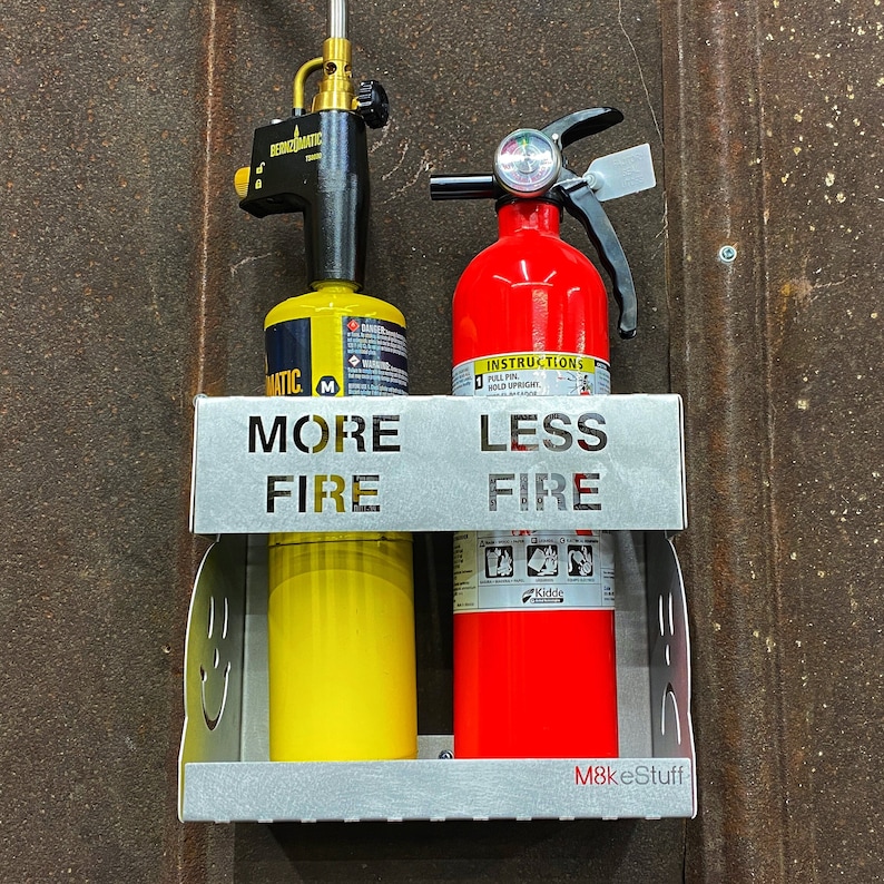 Torch and Fire Extinguisher Holder Etsy