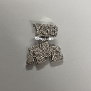 VVS1 Luxury Iced Out Moissanite Custom Pendant in 925 Sterling Silver for men fashion Jewelry