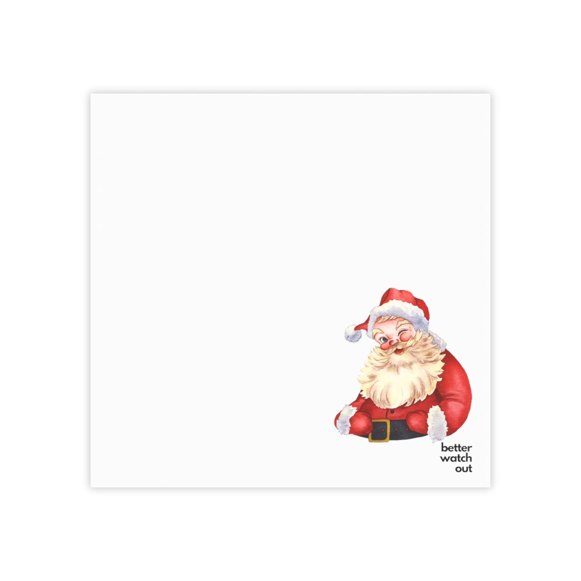 Santa Claus is Coming Post-it® Note Pads - Etsy