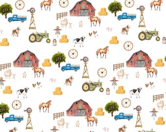 On The Farm Wrapping Paper
