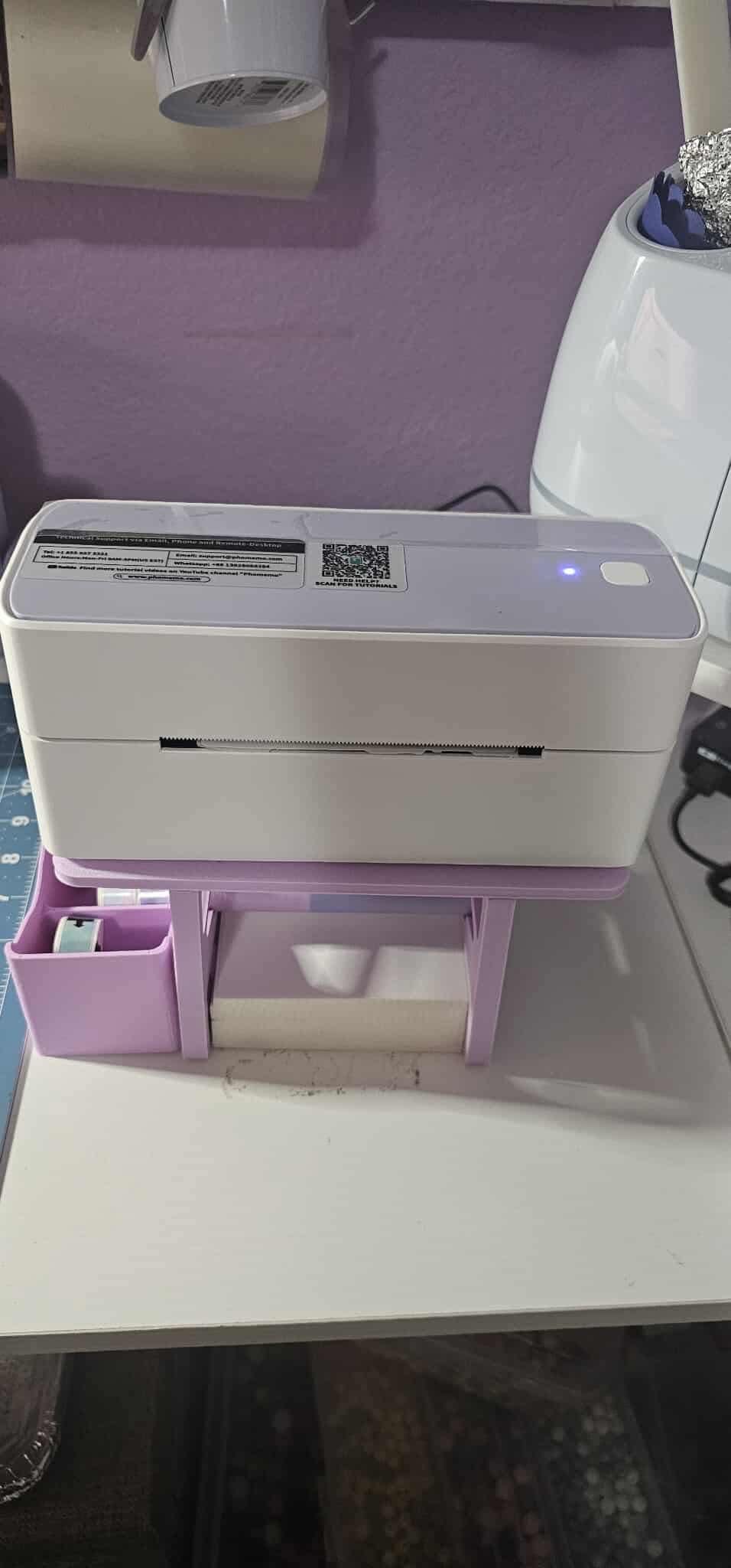 Support pour imprimante thermique