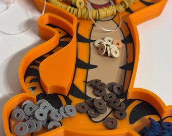 3D Printed Tigger Tray: Portable Desk & Craft Organizer