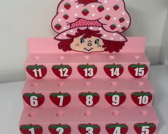 Strawberry shortcake themed 3D Printed Pen Display | with custom logo