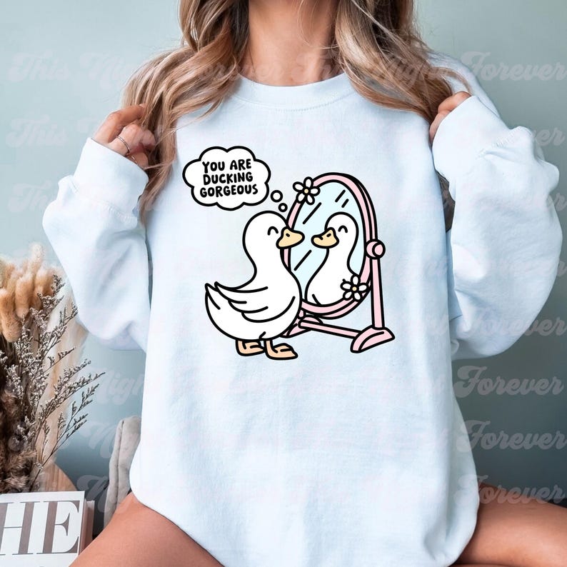 You Are Ducking Wunderschönes svg, positives Zitat svg, Selbstliebe svg, psychische Gesundheit svg, trendige svg, populäres Design, Aufkleberdesign, girly svg Bild 6