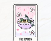 The Ramen Tarot Card Svg, Ramen Svg, Tarot Card Svg, Tarot Card Design, Sticker Design, Trendy Svg, Svg Files for Cricut, Tarot Card Png