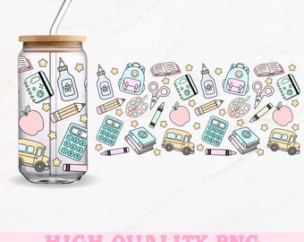 Schule Glasdose Wrap, 16 Unzen Glasdose Wrap Png, Lehrer Png, Lehrer Glasdose Png, Schule Png, Glasdose Wrap, Glasdose Design, Schule Wrap