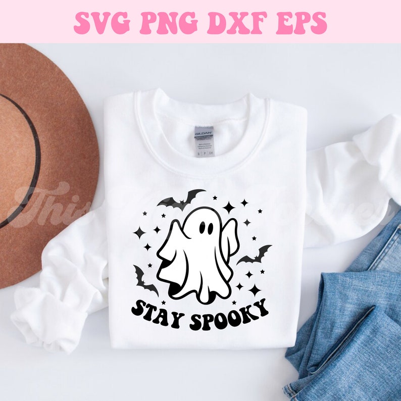 Halloween Svg, Spöklik Säsong Svg, Halloween Spöklik Svg, Söt Halloween Svg, Trendig Svg, Svg-filer för Cricut, Svg-filer, Svg bild 5
