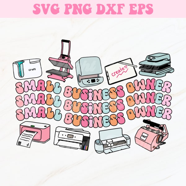 Small Business Owner Png, Small Business SVG, Sticker Png, Png for Sublimation, Sublimation Png, UV Dtf Png, Png Files, Crafting Svg, Svg