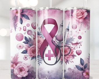 Nurse Tumbler Wrap, 20oz Skinny Tumbler, Doctor Tumbler Wrap Png, Nurse Png, Sublimation Tumbler Wrap, Tumbler Wrap Png, Nurse Ribbon Png