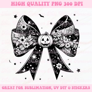 Halloween Bow Png, Coquette Halloween, Sublimation, Pumpkin Png, Retro Halloween Png, Coquette Png, Bow Png, Trendy Png, Halloween Shirt Png