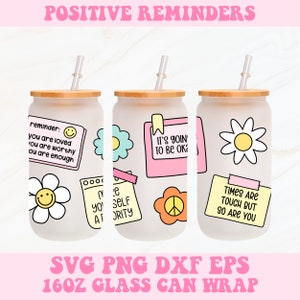 Sticky Notes svg, positive Erinnerungen Glasdosenverpackung, Libbey Glasverpackungs svg, Glasdosen svg, positive svg, 16 Unze Glasdosenverpackung, Erinnerungens svg