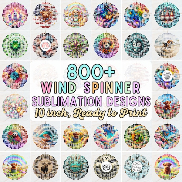 Wind Spinner Sublimation Design, Wind Spinner Png, Digital Design, Sublimation Design, Wind Spinner Clipart, Spinner Design, Huge Bundle