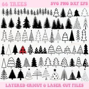 Christmas Tree SVG Bundle, Tree Svg, Christmas Svg, Christmas Cut File, Winter Svg, Tree Cut File, Christmas Trees Svg, Svg Files