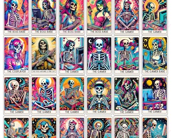 Gamer Tarotkarten Png, Tarotkarte Png, Tarotkarte Sublimation Png, Gamer Png, Gamer Design, Sublimationsdesign, Videospiele Png, Gamer Karte