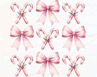 Coquette Christmas Png, Pink Christmas Png, Christmas Png, Christmas Design Png, Christmas Sublimation, Candy Cane Png, Trendy Png
