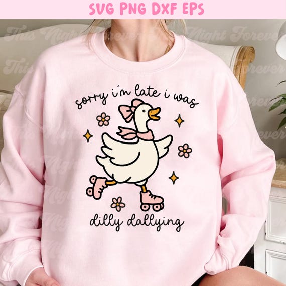 Silly Goose Club SVG: Trendy Goose Design - Digital Download