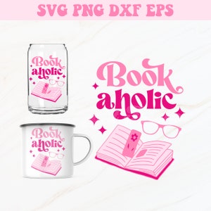 Bookaholic Svg, Book Quote Svg, Bookish Svg, Book Lover Svg, Books Svg, Svg Files for Cricut, Trendy Svg, Svg File, Book Shirt Svg image 1