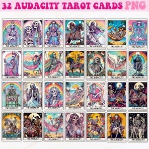 Sarcastische Tarotkaarten Png, de Audacity Tarot Png, sarcastische skelet Png, grappige Tarot Card Png, Audacity Png sublimatie Design, sarcastisch