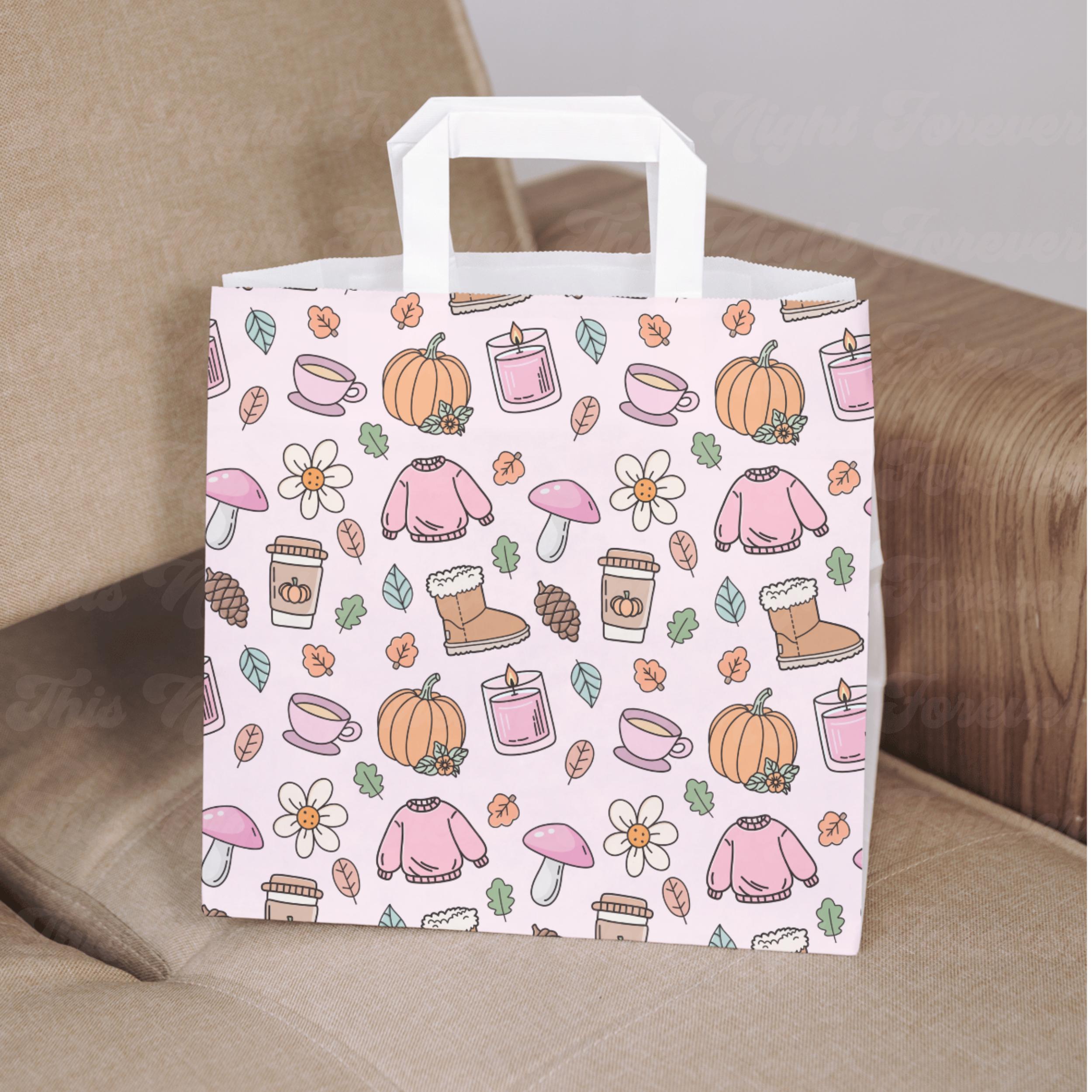 Fall Pink Pattern Simple Pink Fall Seamless Pattern, Fall Seamless Pattern, Repeat Pattern ...