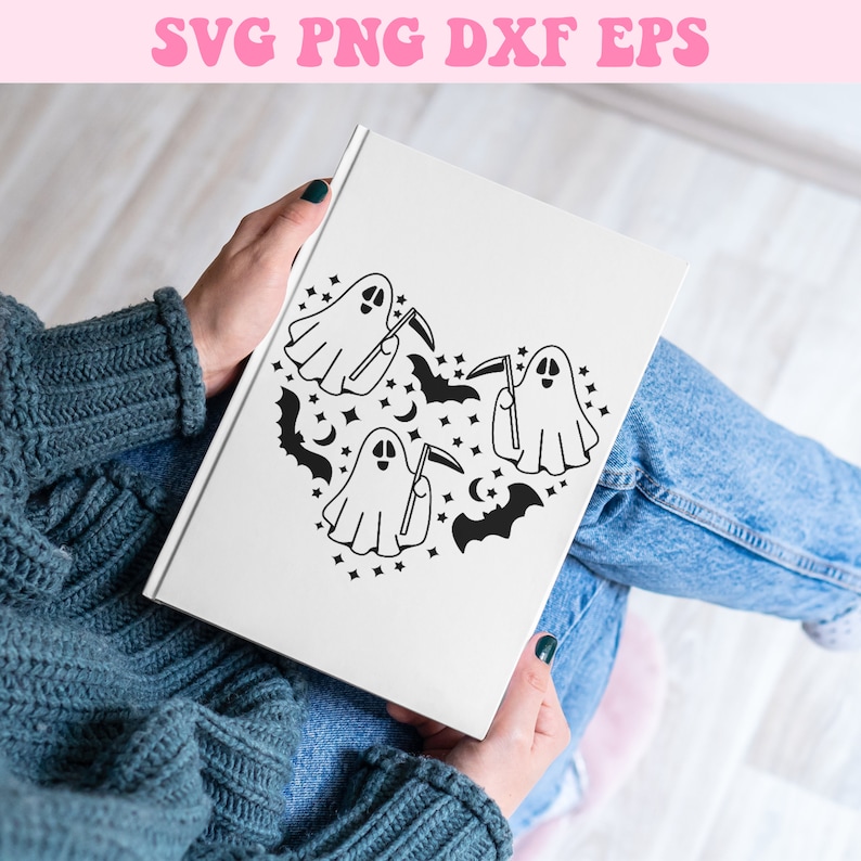 Halloween Svg, Spöklik Säsong Svg, Halloween Spöklik Svg, Söt Halloween Svg, Trendig Svg, Svg-filer för Cricut, Svg-filer, Svg bild 9