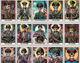 Veteran Tarot Cards Png, Tarot Cards Png, Dad Tarot Card Png, Soldier Tarot Card Png, Sublimation Design, Veteran Png, Fathers Day Png
