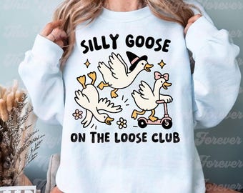 Dummer Gans SVG: Trendiges Gans Design - digitaler Download
