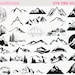Mountain Svg Bundle, Mountain Range Svg, Mountain Vector, Mountain Svg ...