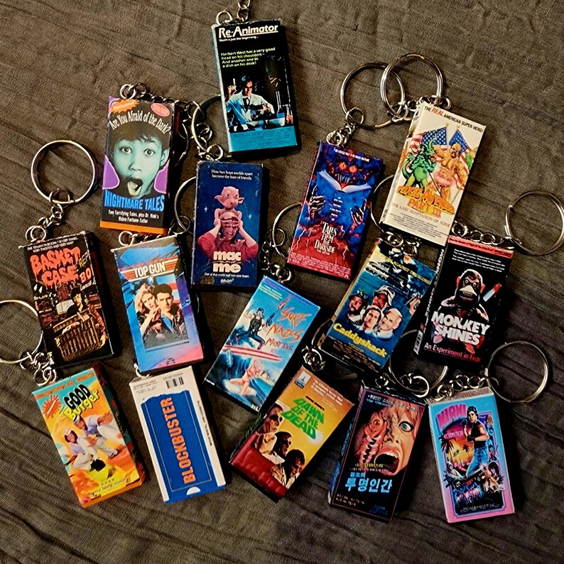 Mini VHS Keychain Etsy