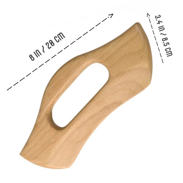 Wooden Body Gua Sha | Wooden body lymphatic drainage gua sha tool | Gua Sha Massage | Wood Guasha scraper for body massage