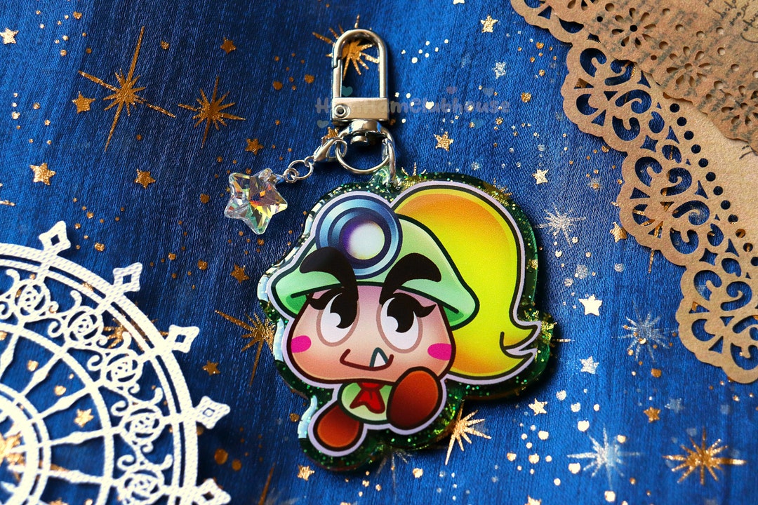 Goombella Party Member Glitter Acrylic Keychain - Etsy