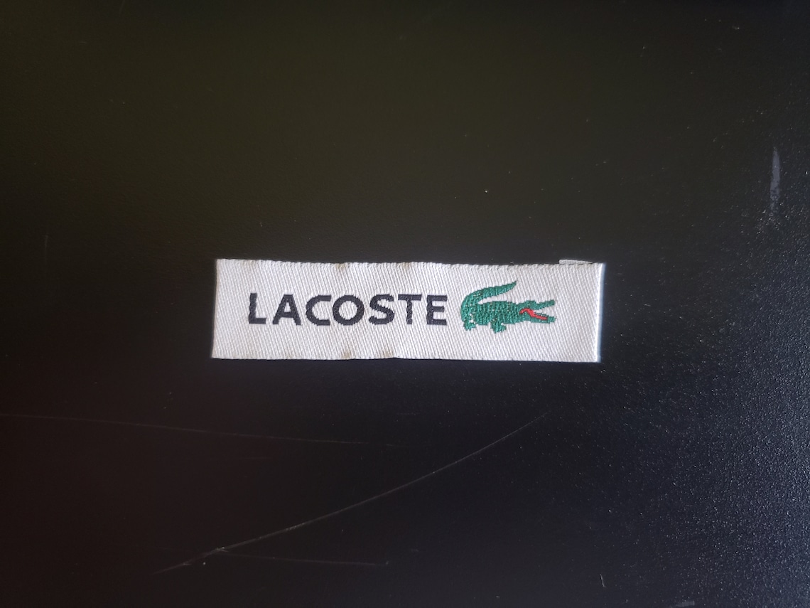 Lacoste Label - Etsy