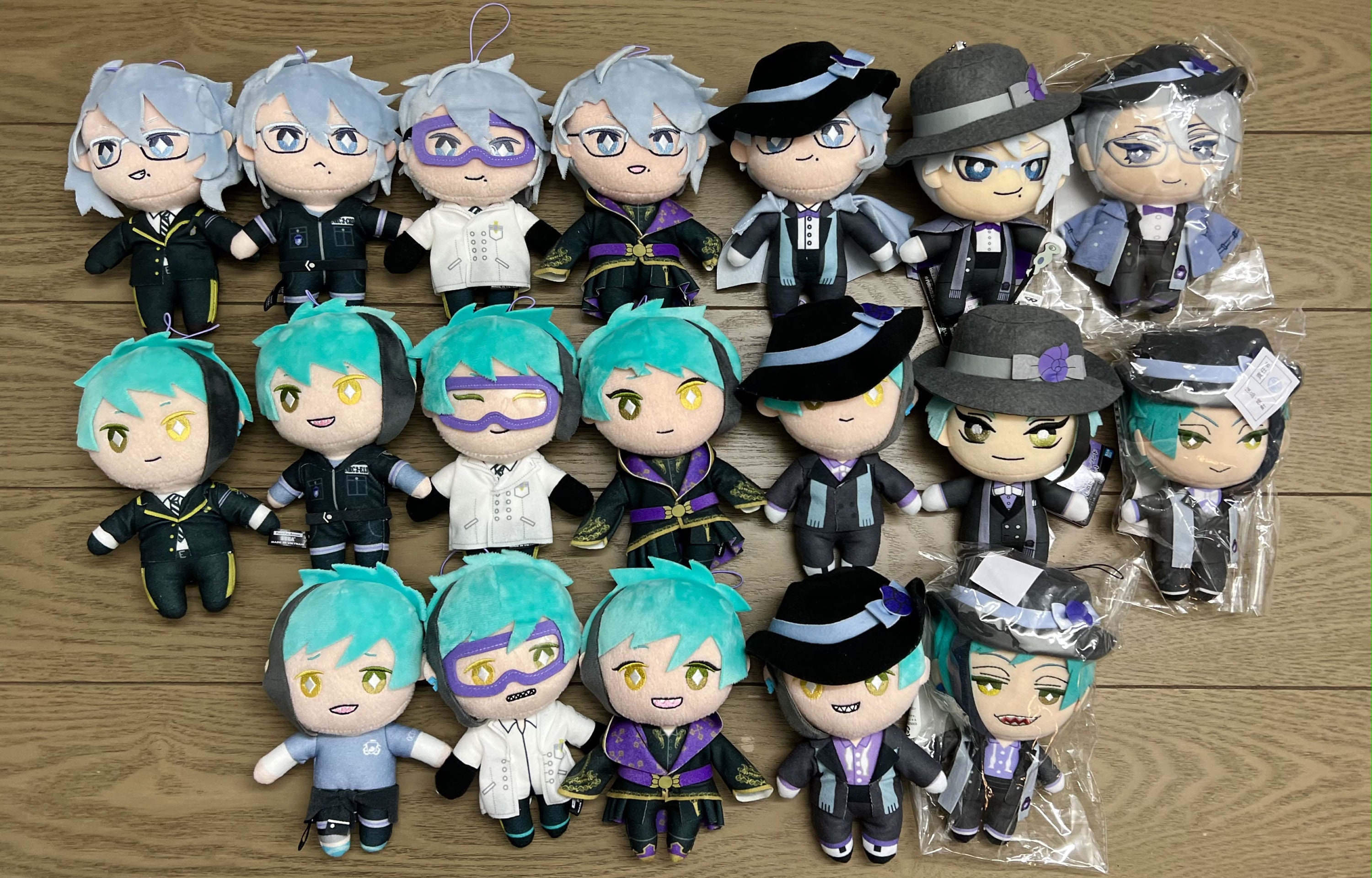 16cm/7in Octavinelle/scarabia Nui Plushies Twisted Wonderland Azul Jade  Floyd Kalim Jamil 