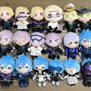 16cm/7in Pomefiore/Ignihyde/Diasomnia Nui Plushies | Twisted Wonderland Vil Rook Epel Idia Ortho Malleus Lilia Silver Sebek