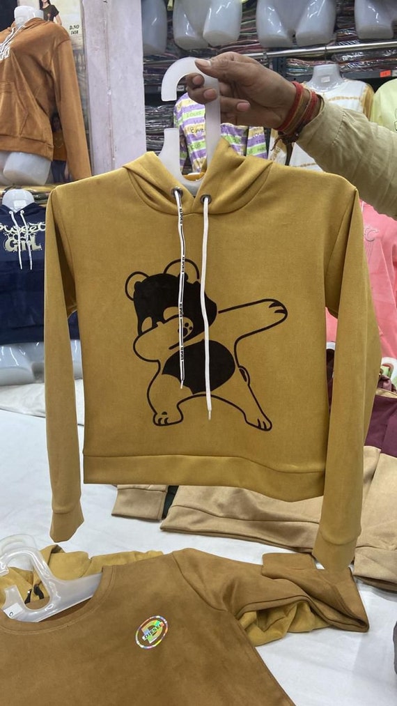 Golden and Black Designer Hoodies Hoodies for Girls Etsy