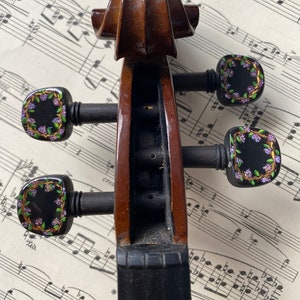 Personalised Ebony Viola Peg Set