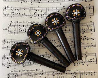 piroli per violino dipinti a mano