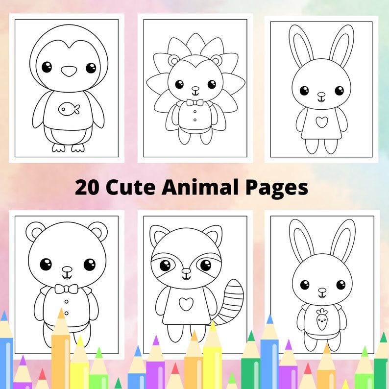10 Easy Animal Coloring Pages for Kids of All Ages