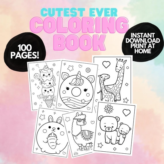 Coloring Pages for Kids 100 Printable - Il 570xN.4185364599 Ogy2 