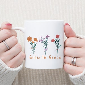 Christian Coffee Mug, Religious Mug coffee, Bible Mug, Inspirational Christian Bible Study Gift, Religious Faith Gifts, Positive Saying Mugs