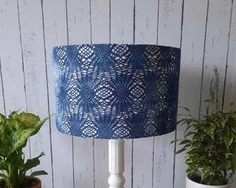 Beautiful, handmade lampshade "Floral, flowers, lace" for floor lamps, hanging lamps or table lamps