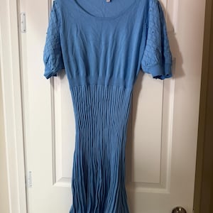 cream knit midi dress long sleeve Rebecca Taylor Women's Taryn Knit Maxi Dress - Cream main image 0