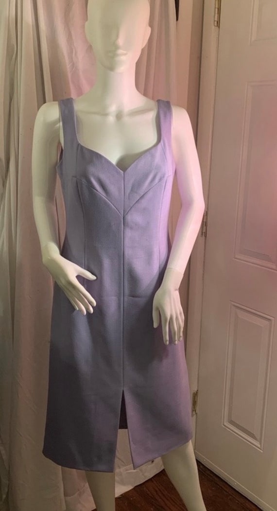 escada purple dress Mid-length dress